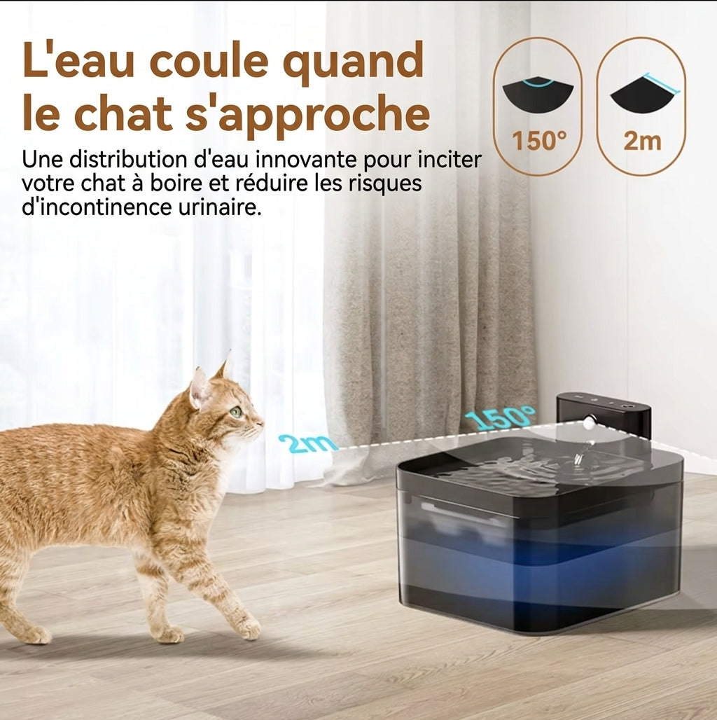 Capteur infrarouge de la fontaine pour chat